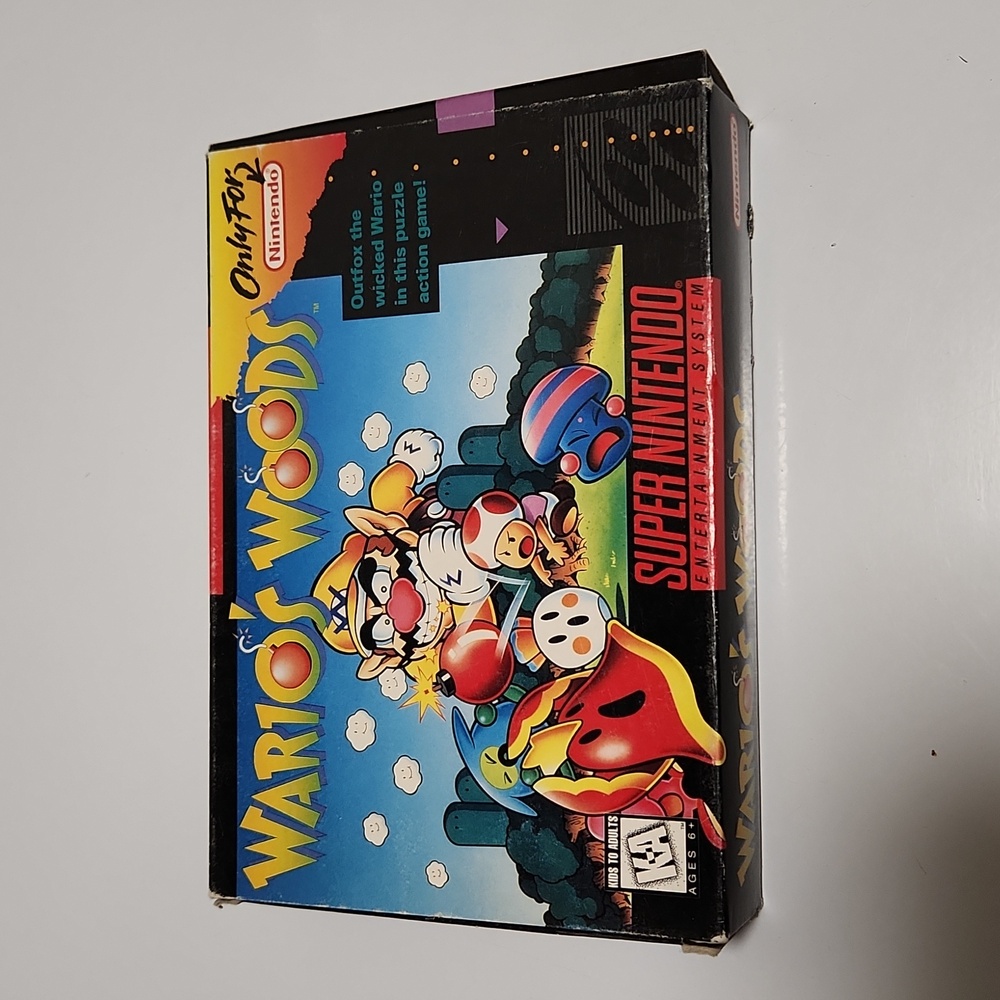 Warios Woods SNES
